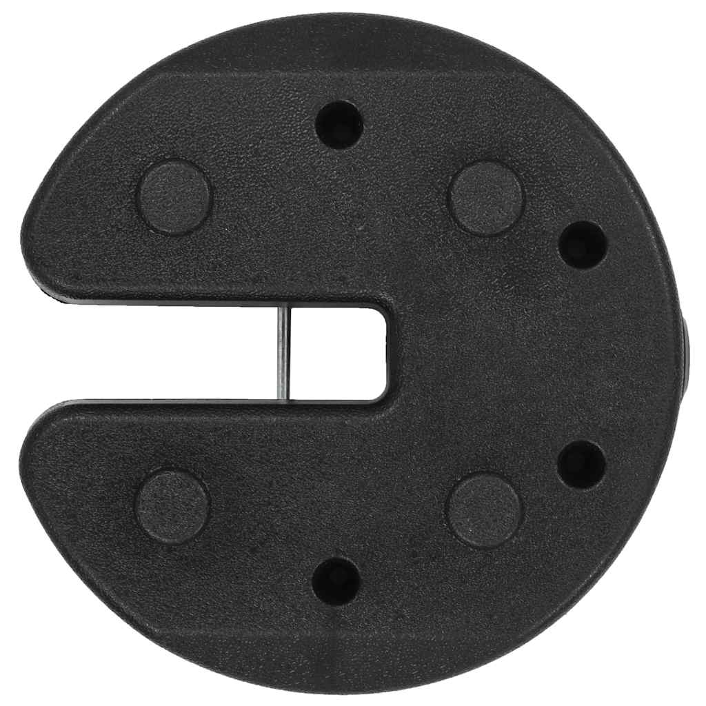 Prieelgewichten 4 st 220x50 mm beton zwart – afbeelding 5