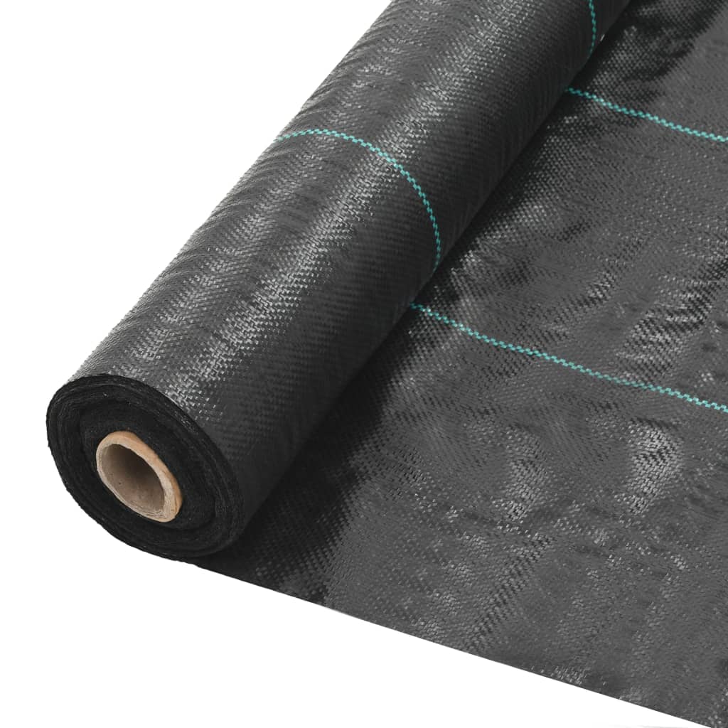 Worteldoek 2x100 m PP zwart