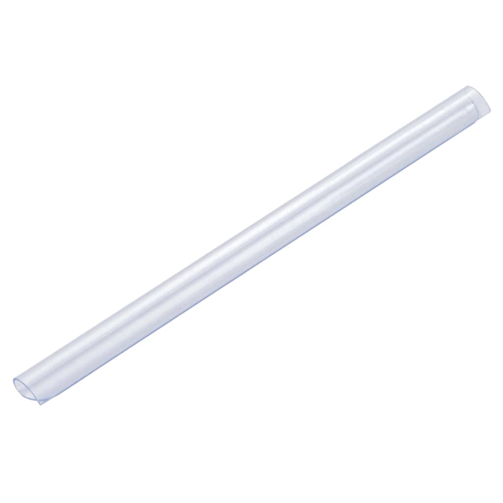 100 st Schuttingstrookklemmen PVC transparant – afbeelding 1