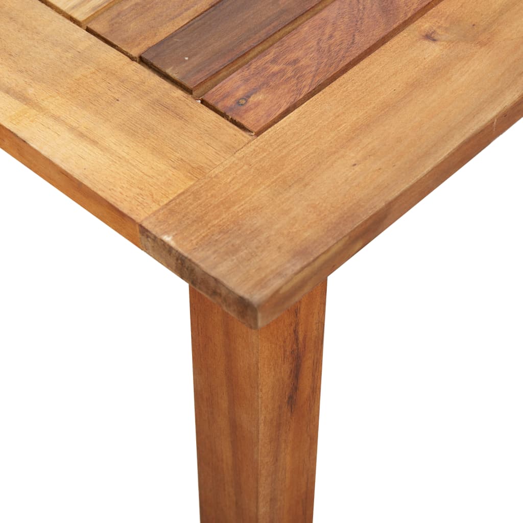 9-delige Eethoek poly rattan en massief acaciahout grijs – afbeelding 5