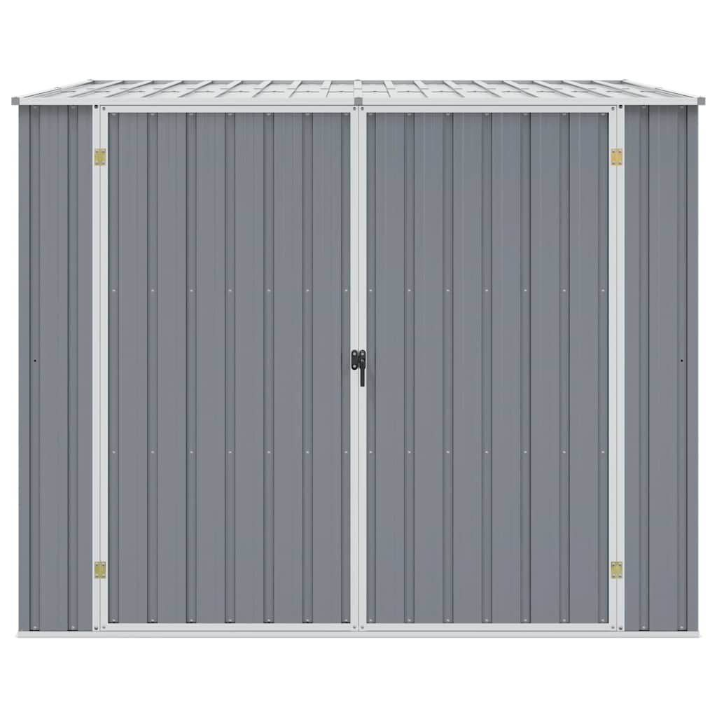 Tuinschuur 195x198x159 cm gegalvaniseerd staal grijs – afbeelding 5