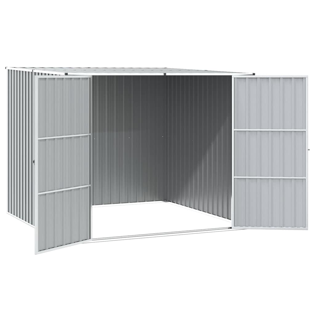 Tuinschuur 195x198x159 cm gegalvaniseerd staal grijs – afbeelding 6