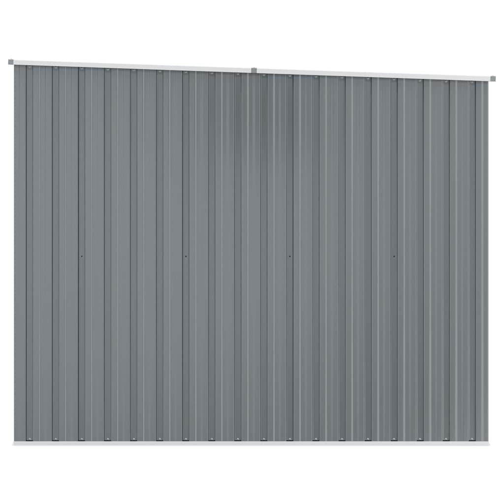 Tuinschuur 195x198x159 cm gegalvaniseerd staal grijs – afbeelding 7