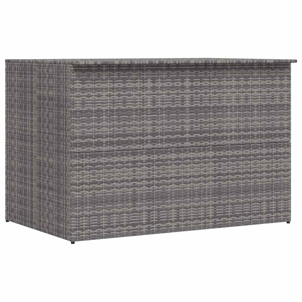 Tuinbox 150x100x100 cm poly rattan grijs
