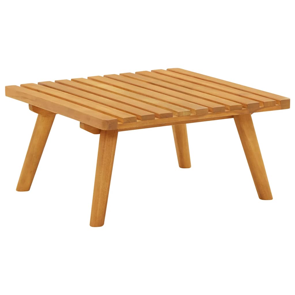 Tuinvoetenbank met kussen 60x60x29 cm massief acaciahout – afbeelding 6
