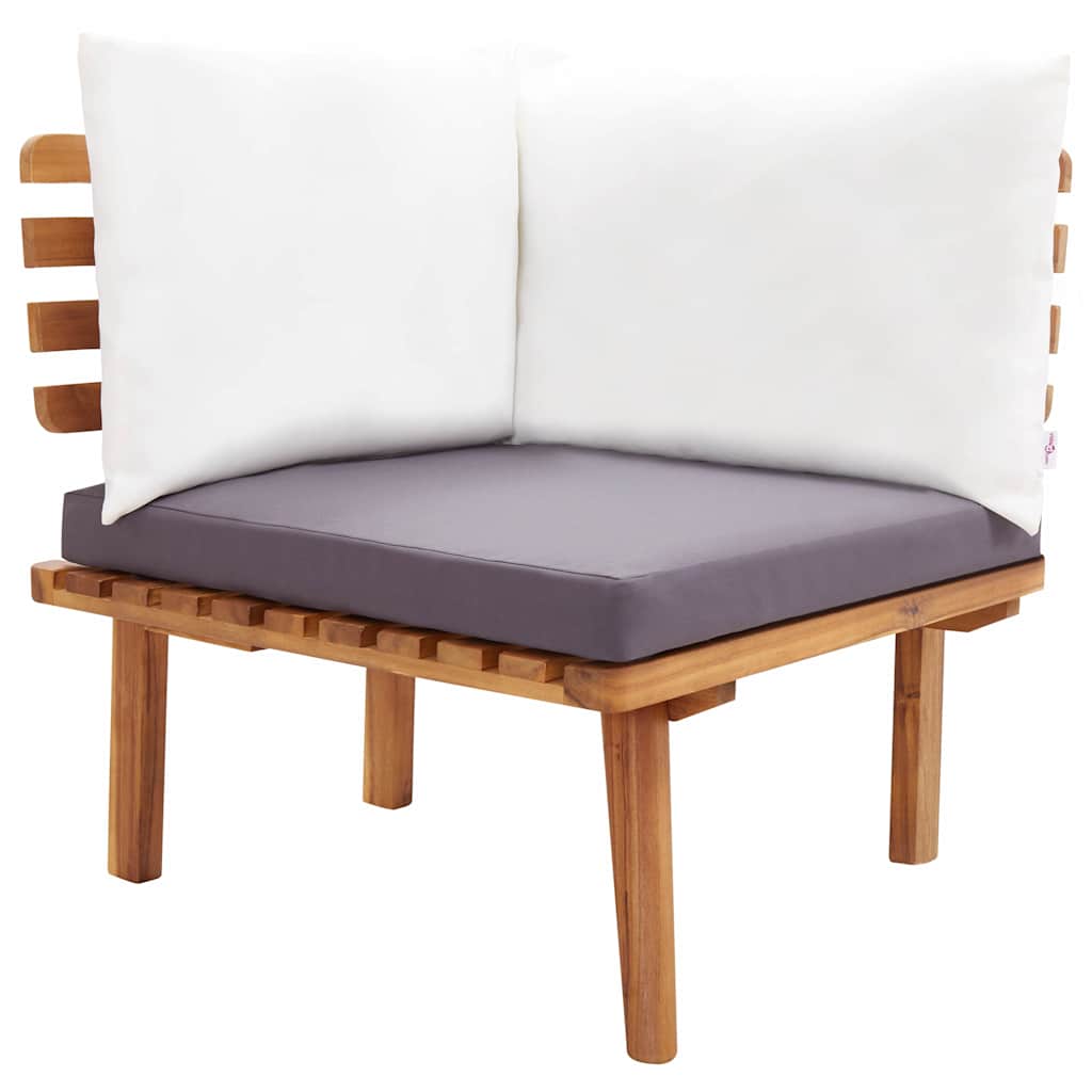 6-delige Loungeset massief acaciahout – afbeelding 6