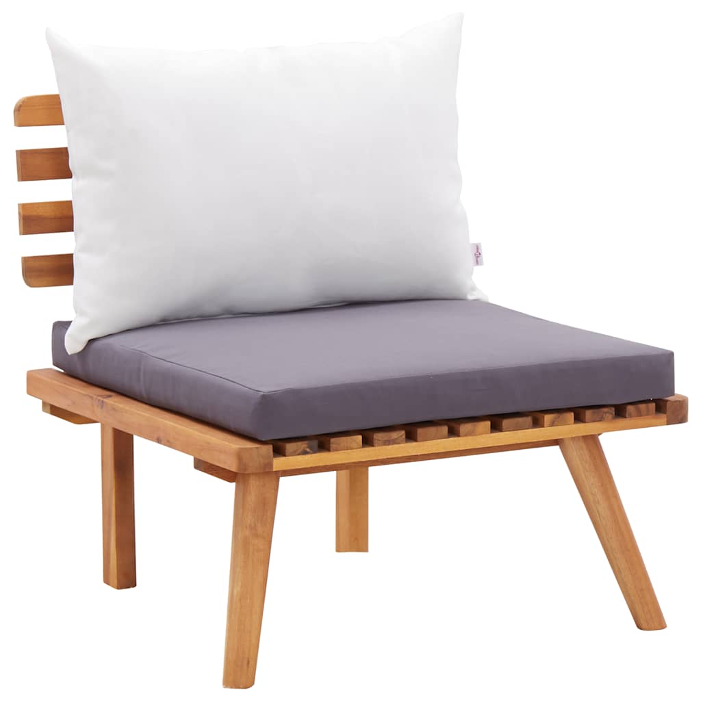 6-delige Loungeset massief acaciahout – afbeelding 7