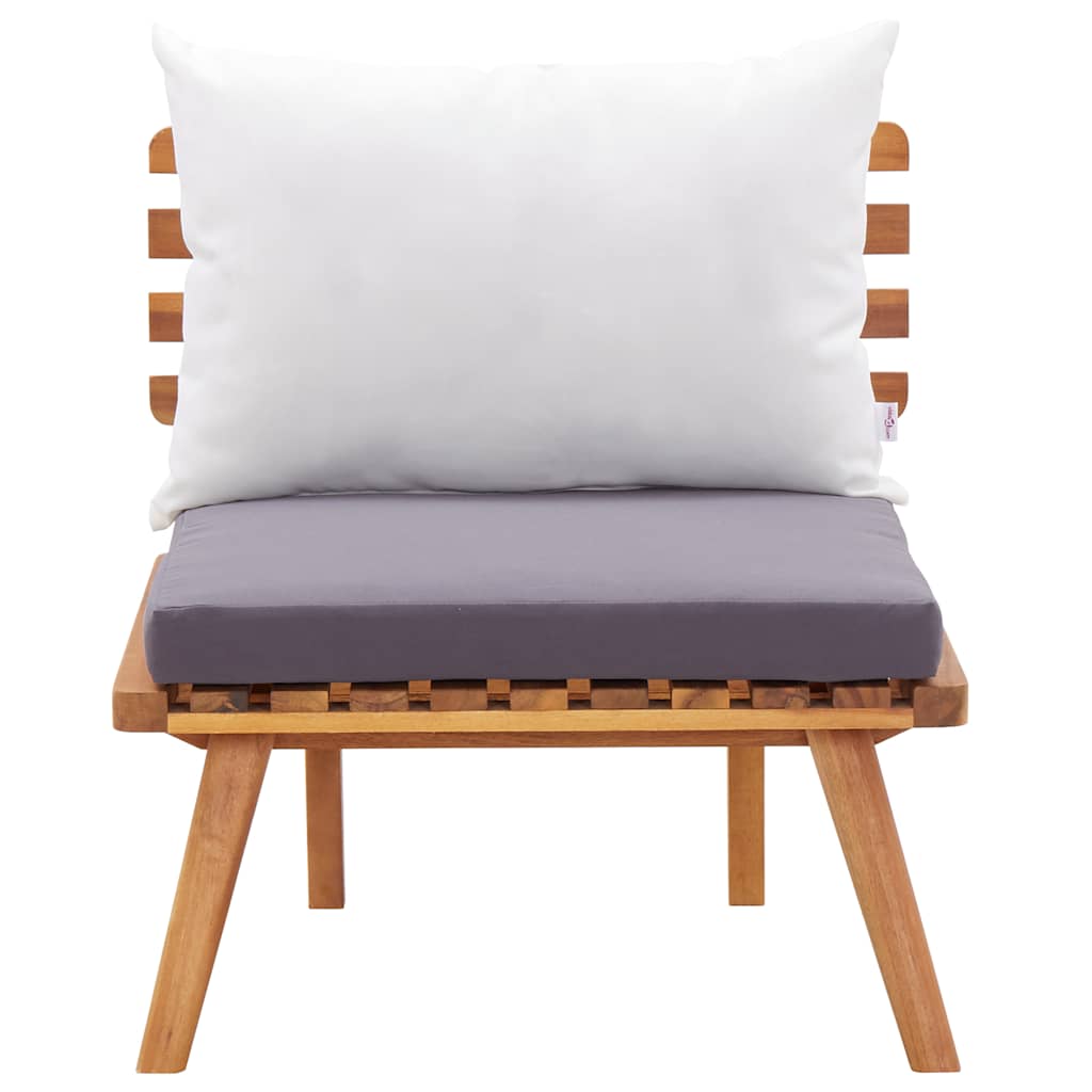 6-delige Loungeset massief acaciahout – afbeelding 8