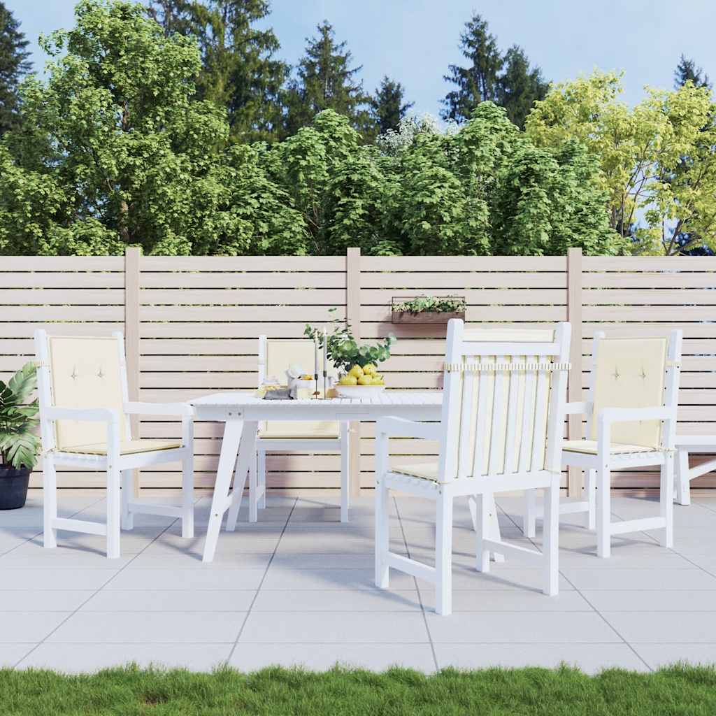 Tuinstoelkussen lage rug 4 st 100x50x2 cm oxford stof antraciet