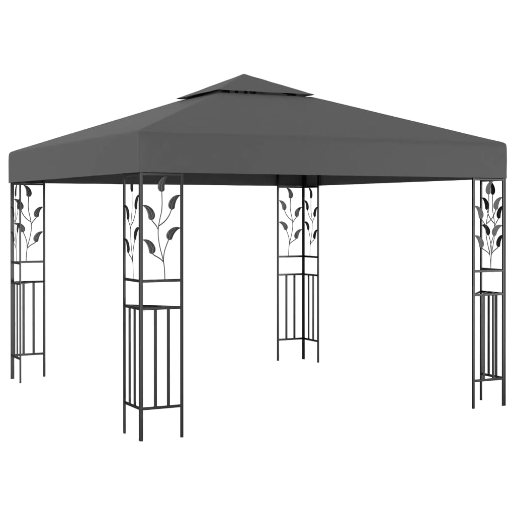 Prieel 3x3 m antraciet – afbeelding 1