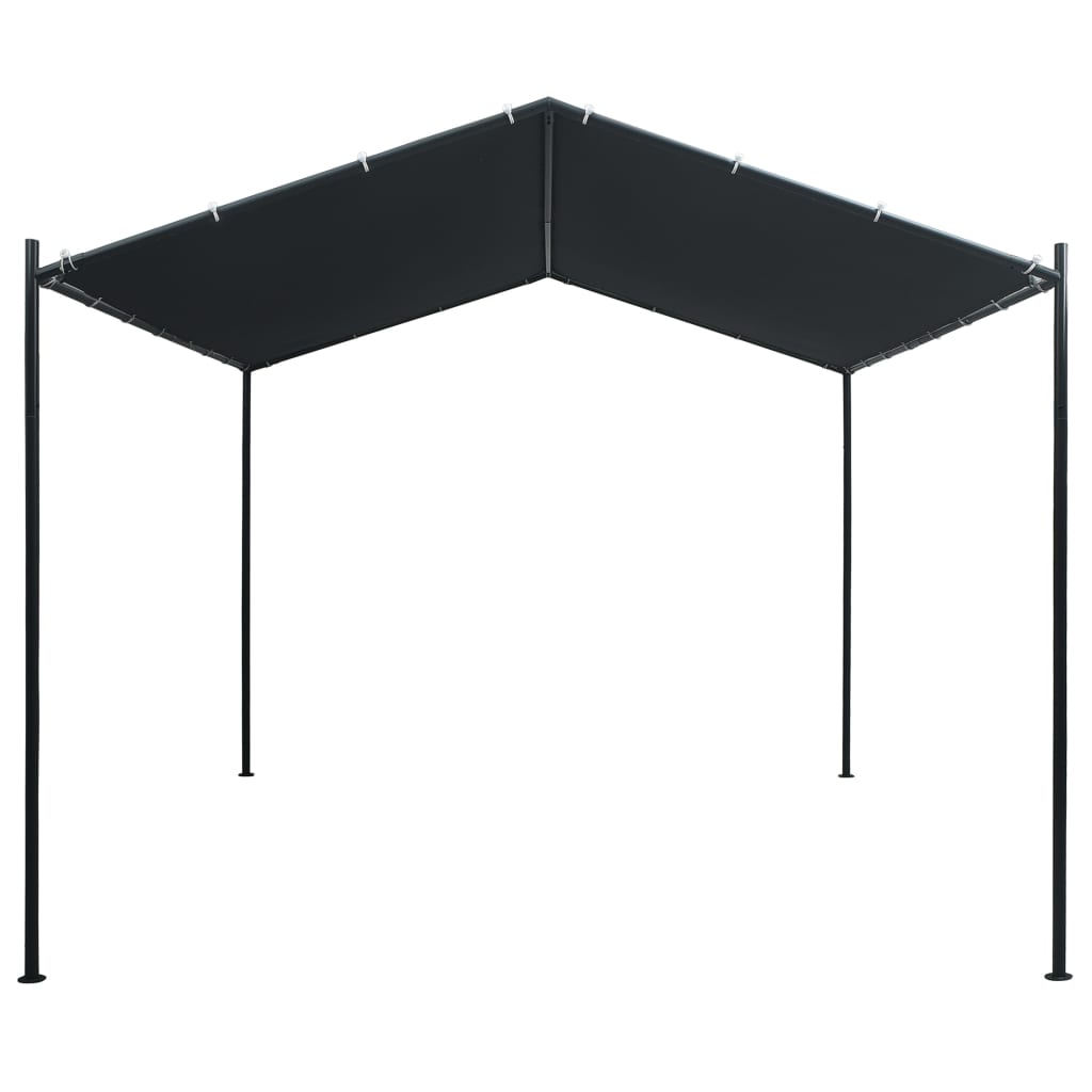 Prieel 3x3 m staal antraciet – afbeelding 3