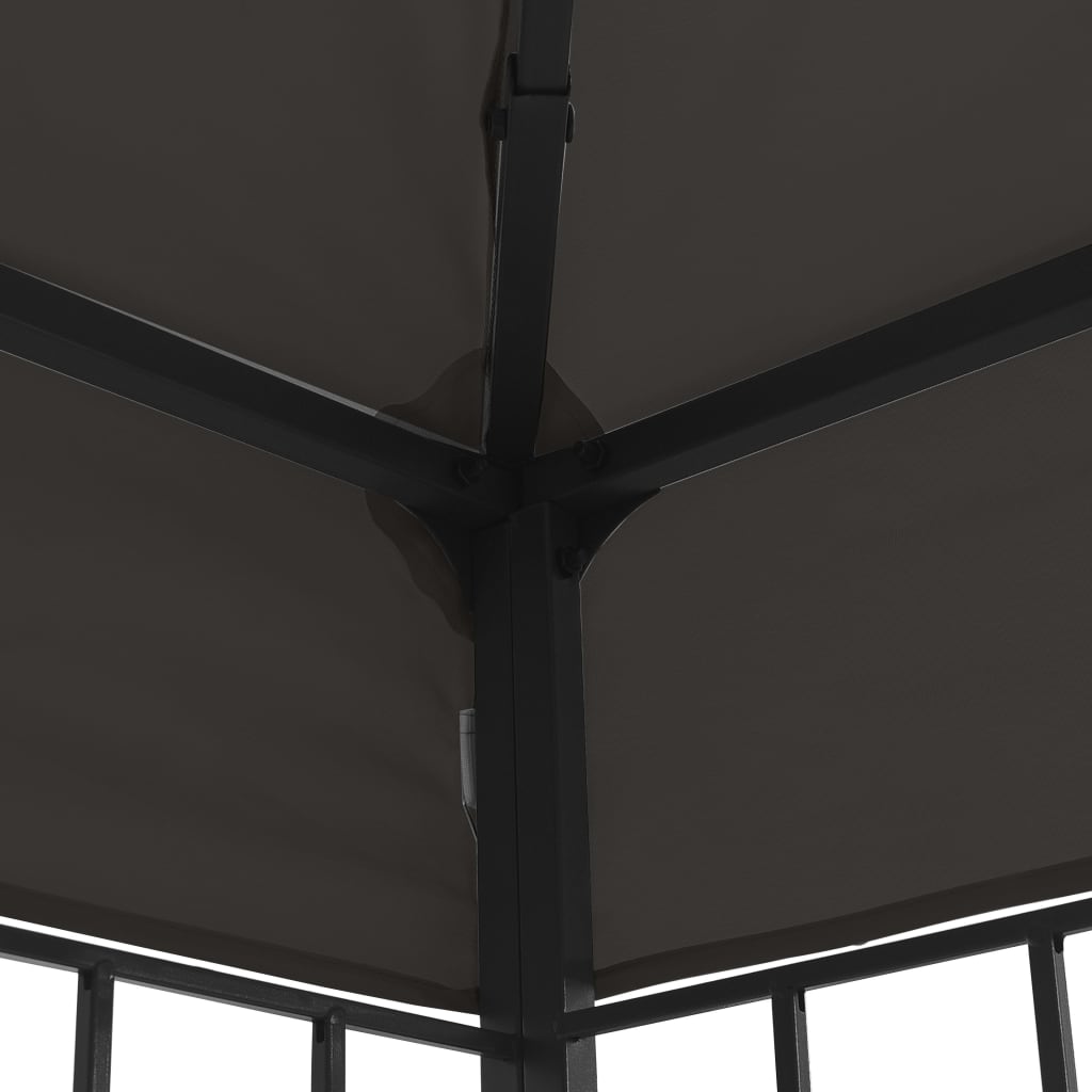 Prieel 3x3 m antraciet – afbeelding 5