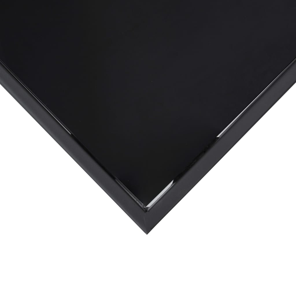 Tuinbartafel 110x60x110 cm gehard glas zwart – afbeelding 4