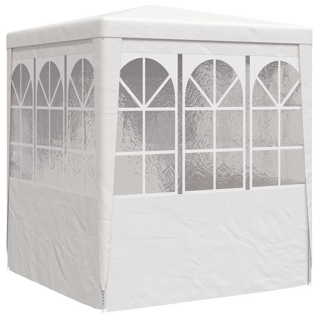 Partytent met zijwanden professioneel 90 g/m² 2x2 m wit – afbeelding 6
