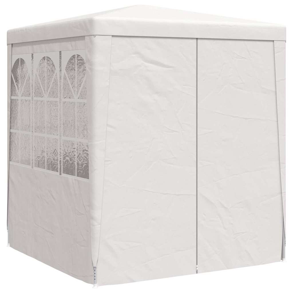 Partytent met zijwanden professioneel 90 g/m² 2,5x2,5 m wit – afbeelding 3