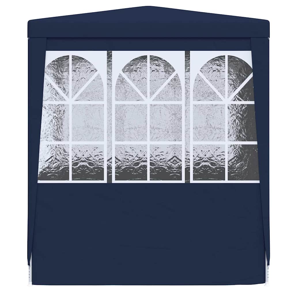 Partytent met zijwanden professioneel 90 g/m² 2,5x2,5 m blauw – afbeelding 5