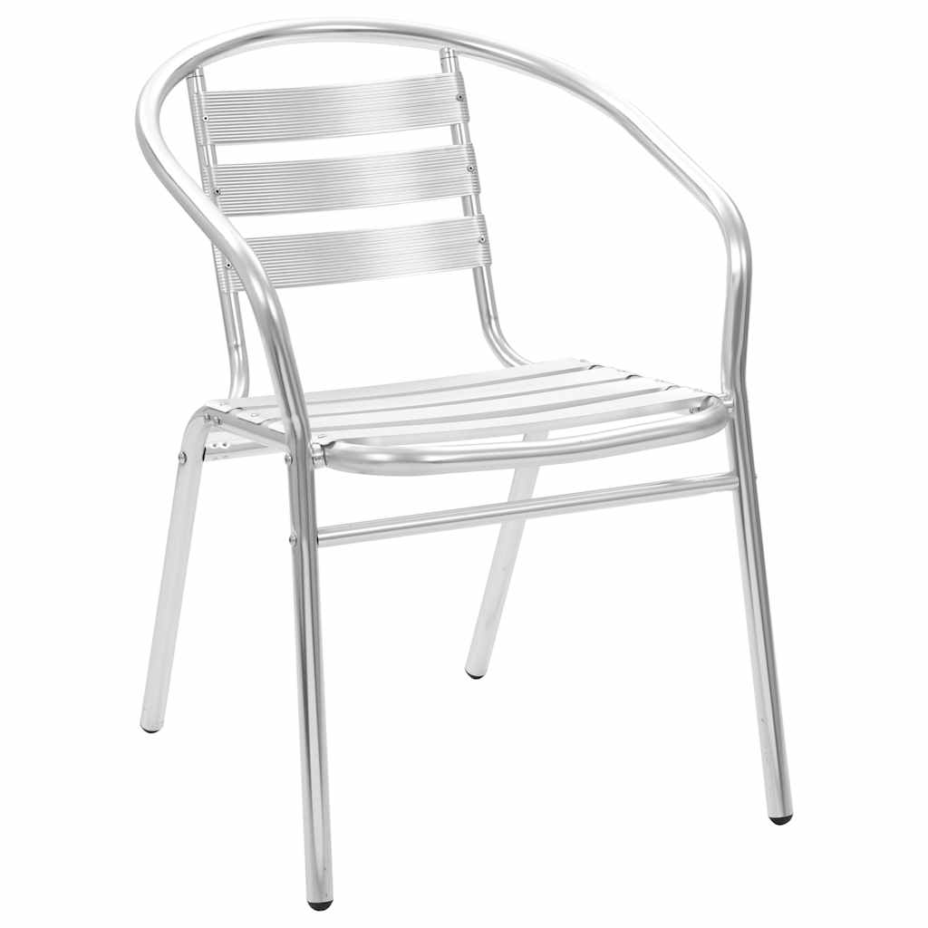 5-delige Tuinset aluminium zilverkleurig – afbeelding 5
