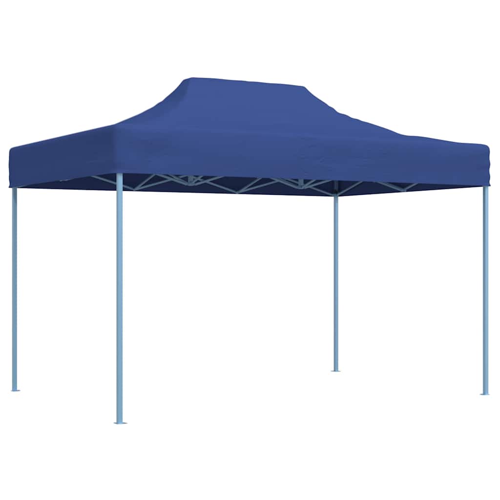 Partytent inklapbaar 3x4 m staal blauw