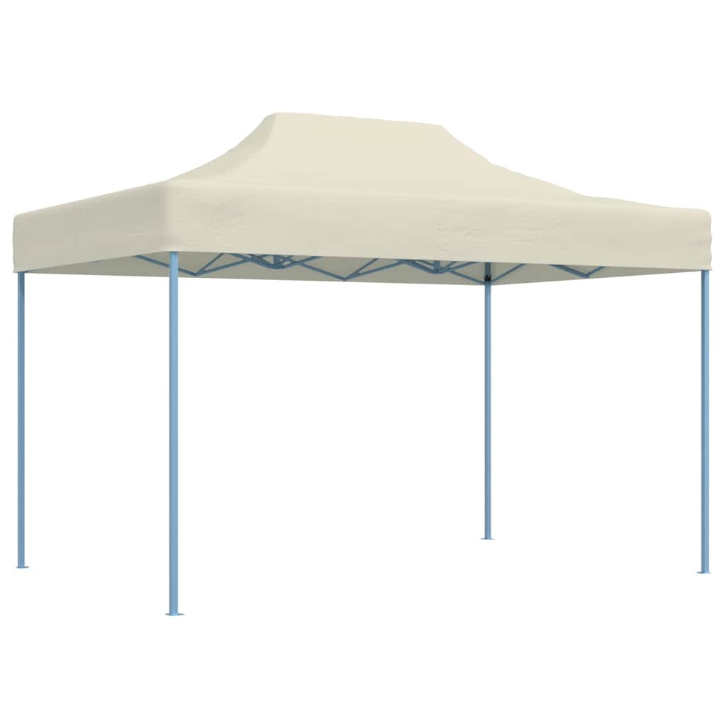 Partytent inklapbaar 3x4 m staal crème