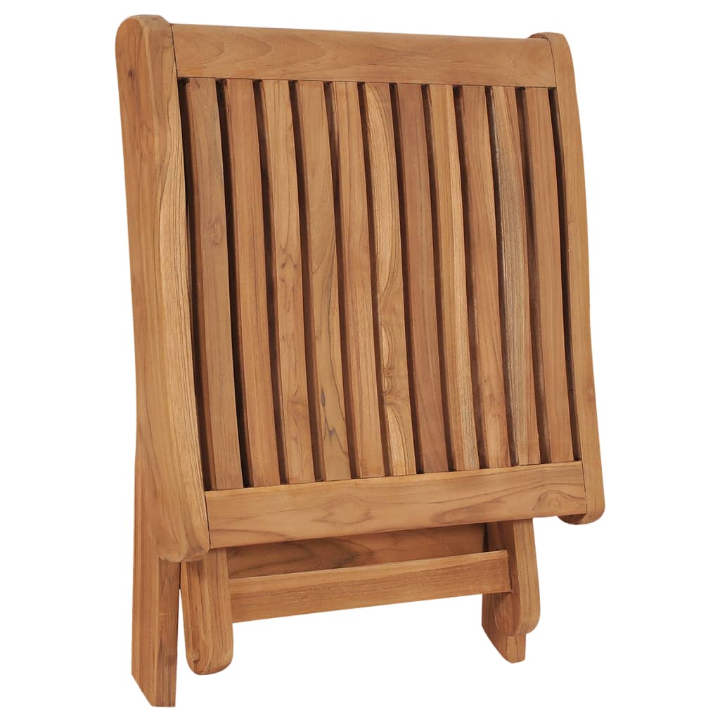 Voetensteun inklapbaar 46,5x49x41,5 cm massief teakhout – afbeelding 4