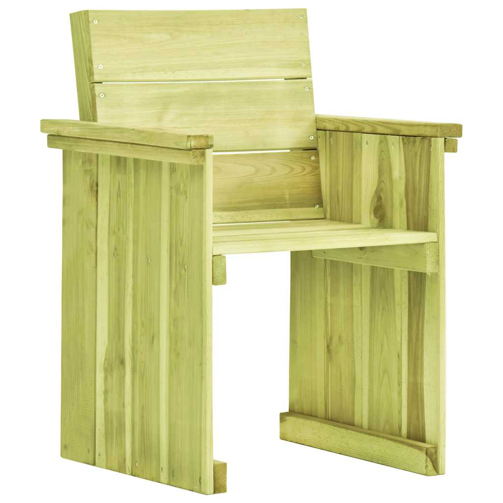 Tuinstoel geïmpregneerd grenenhout – afbeelding 1