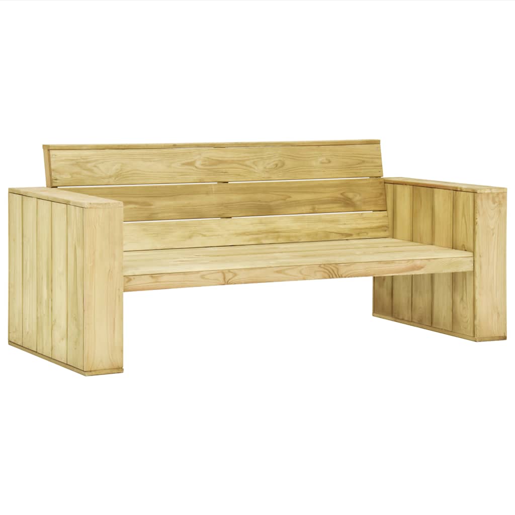 Tuinbank 179 cm geïmpregneerd grenenhout – afbeelding 1