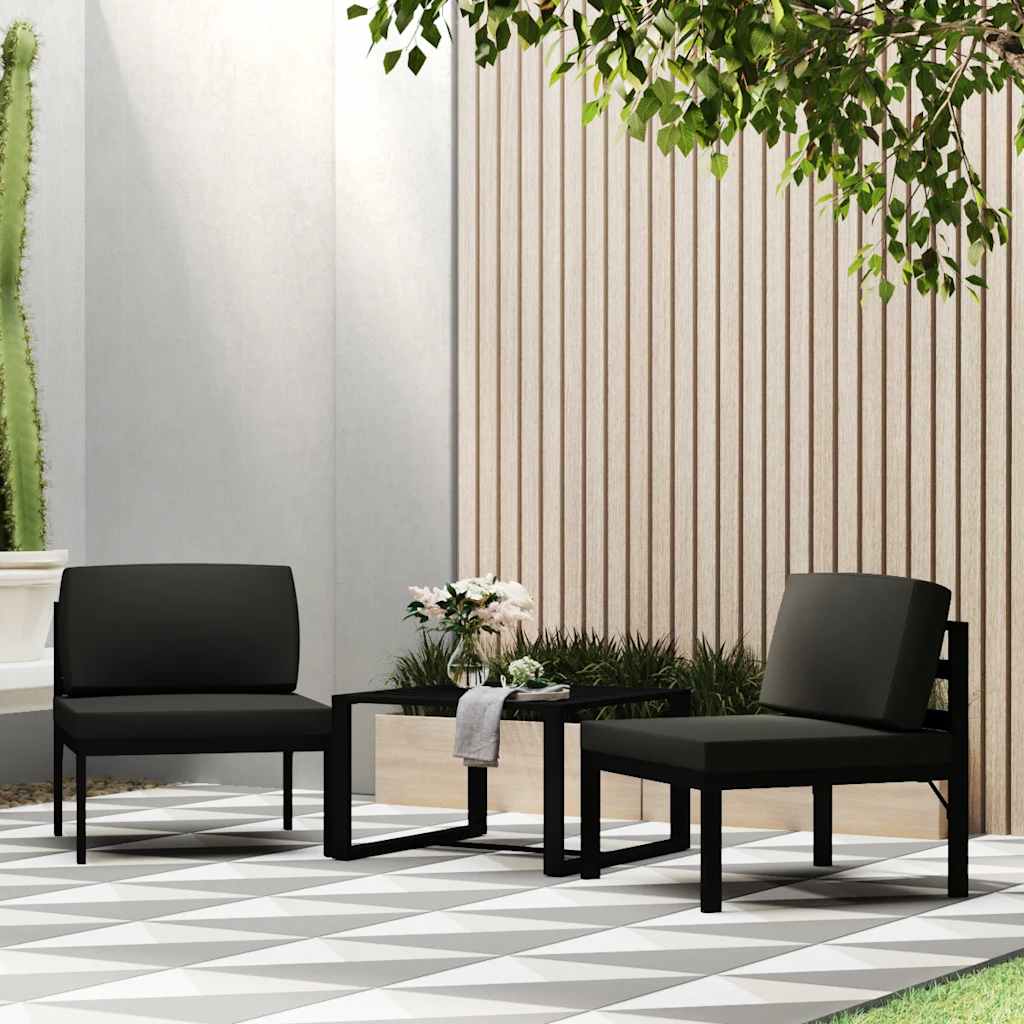 Salontafel aluminium antraciet – afbeelding 1