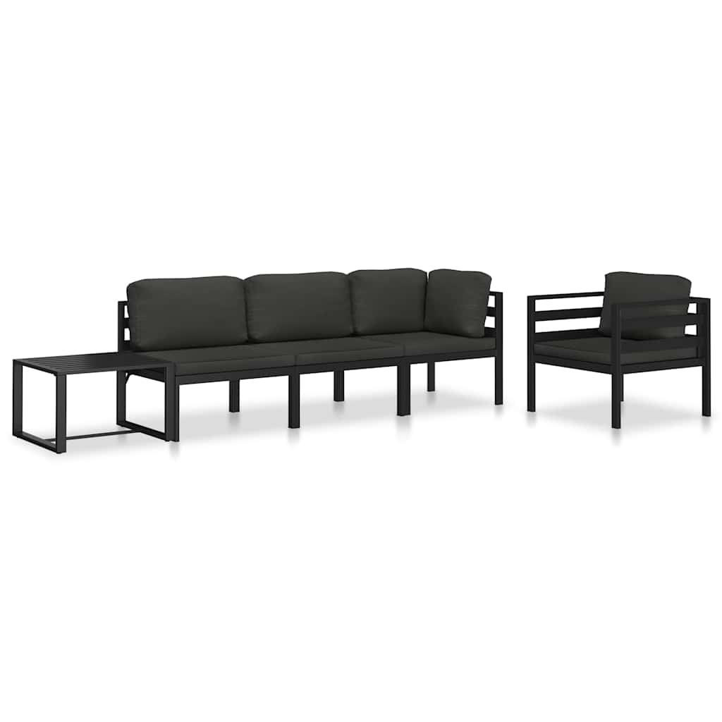 Salontafel aluminium antraciet – afbeelding 11