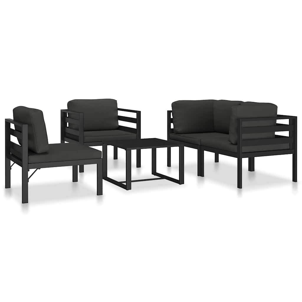 Salontafel aluminium antraciet – afbeelding 12
