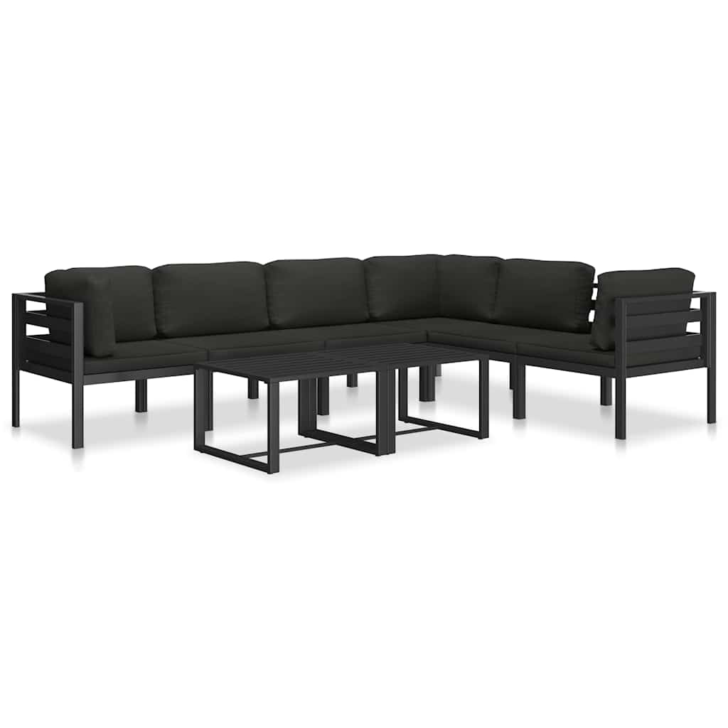 Salontafel aluminium antraciet – afbeelding 5