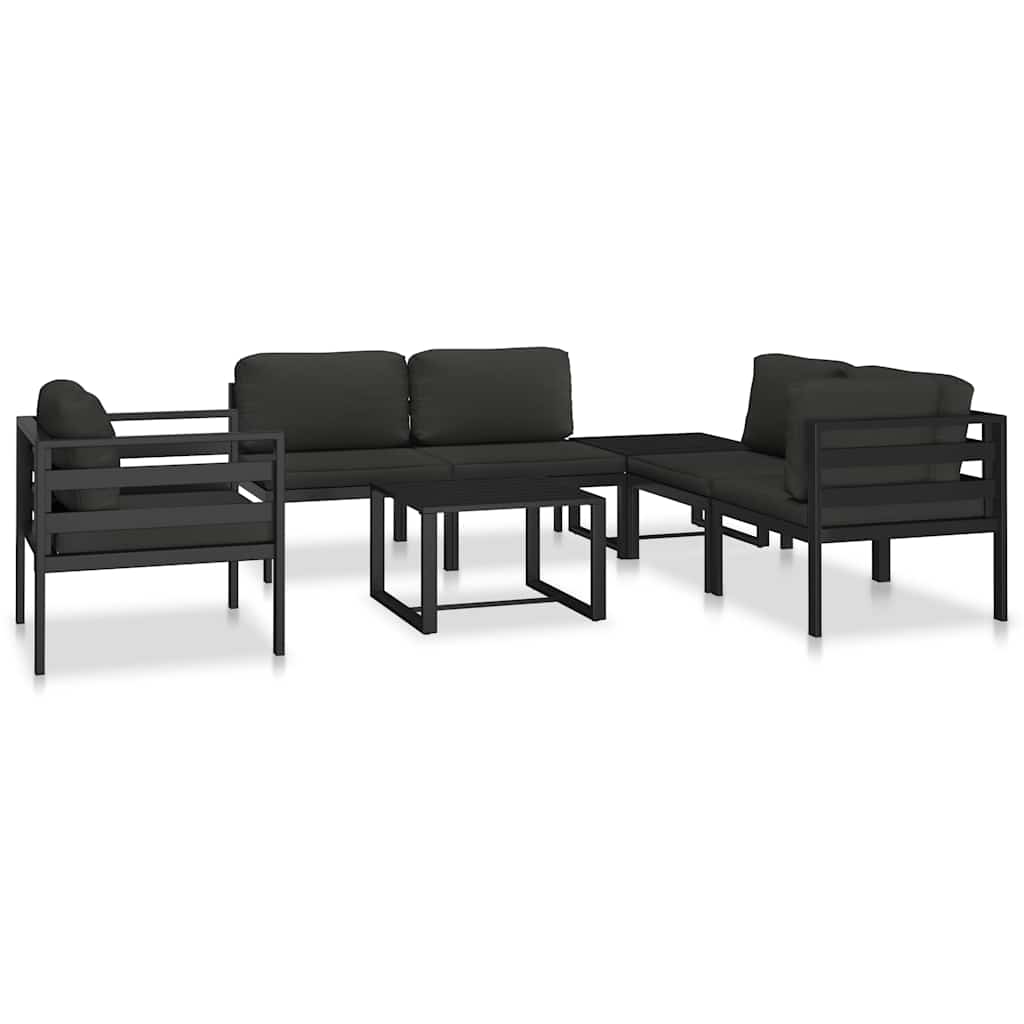 Salontafel aluminium antraciet – afbeelding 6