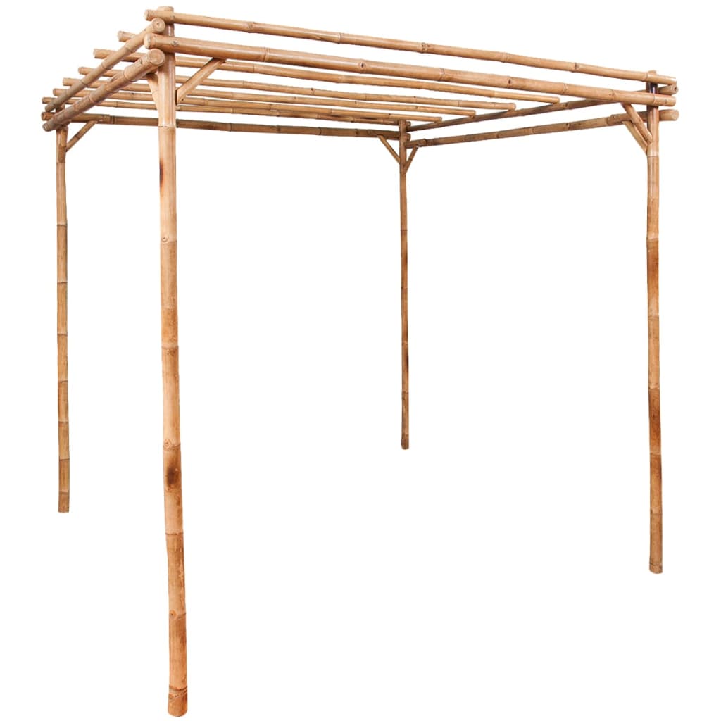 Pergola 170x170x220 cm bamboe – afbeelding 1