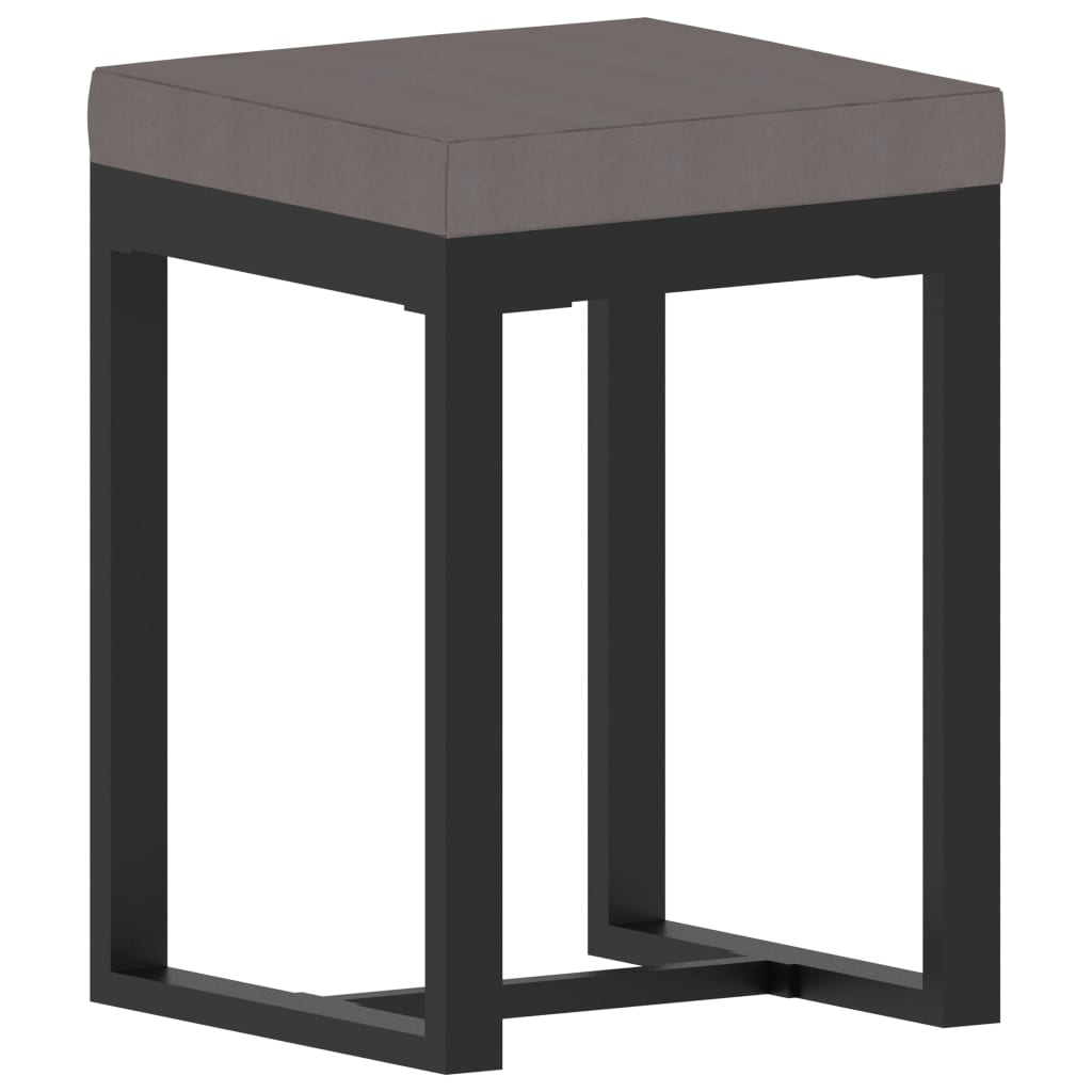 9-delige Loungeset met kussens poly rattan antraciet – afbeelding 10