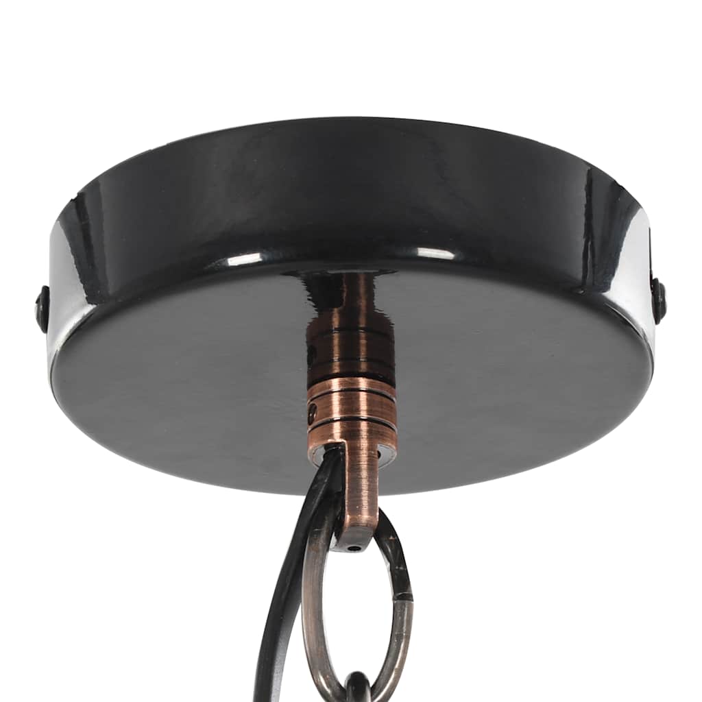 Plafondlampen 2 st rond E27 zwart – afbeelding 12