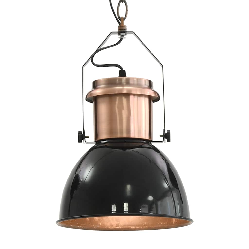 Plafondlampen 2 st rond E27 zwart – afbeelding 7