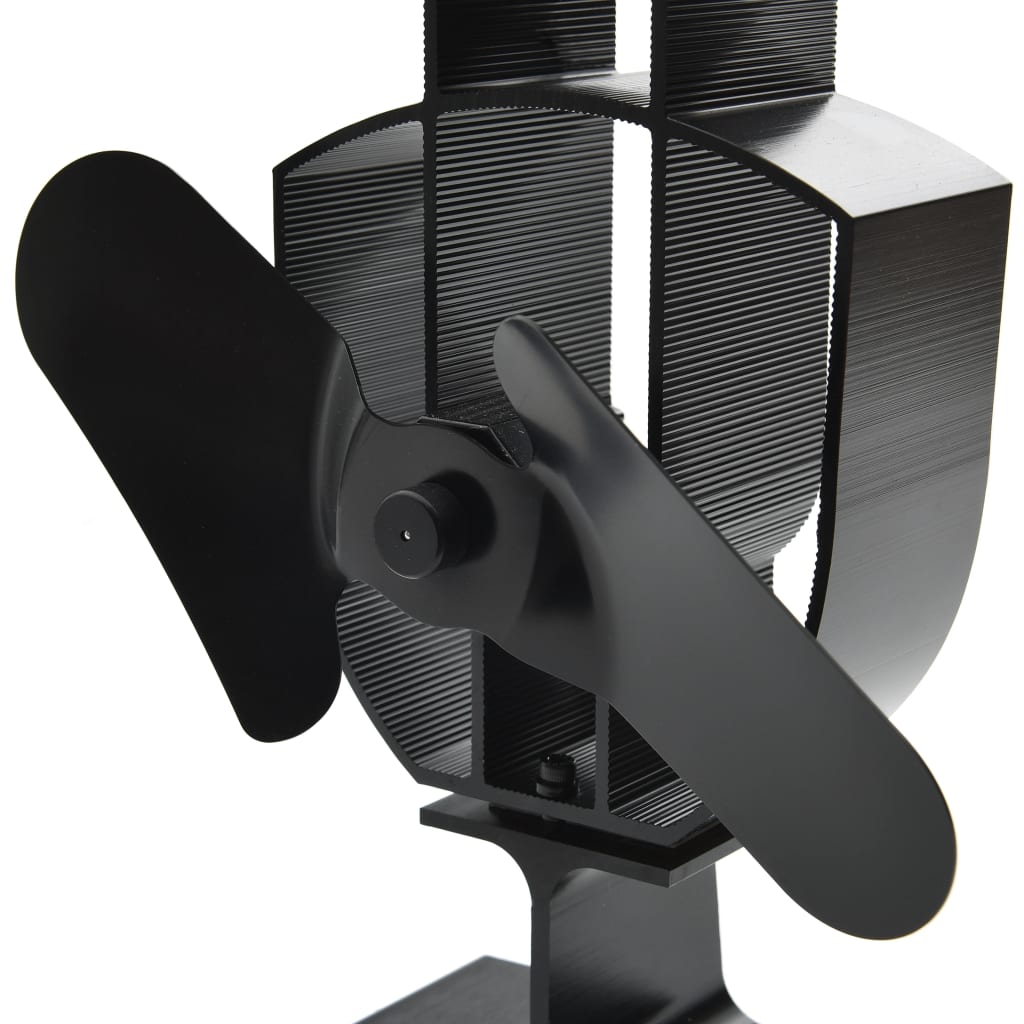Kachelventilator met 2 vinnen zwart – afbeelding 5