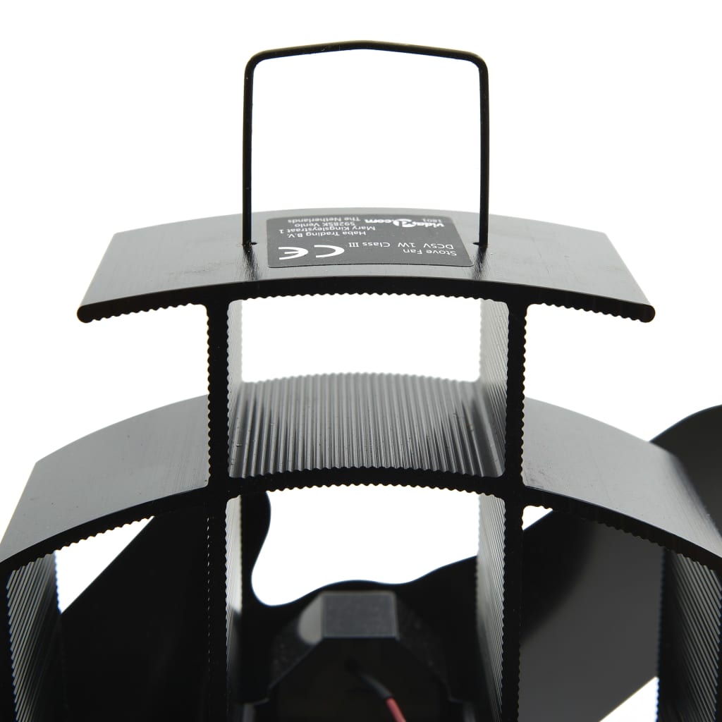 Kachelventilator met 2 vinnen zwart – afbeelding 6