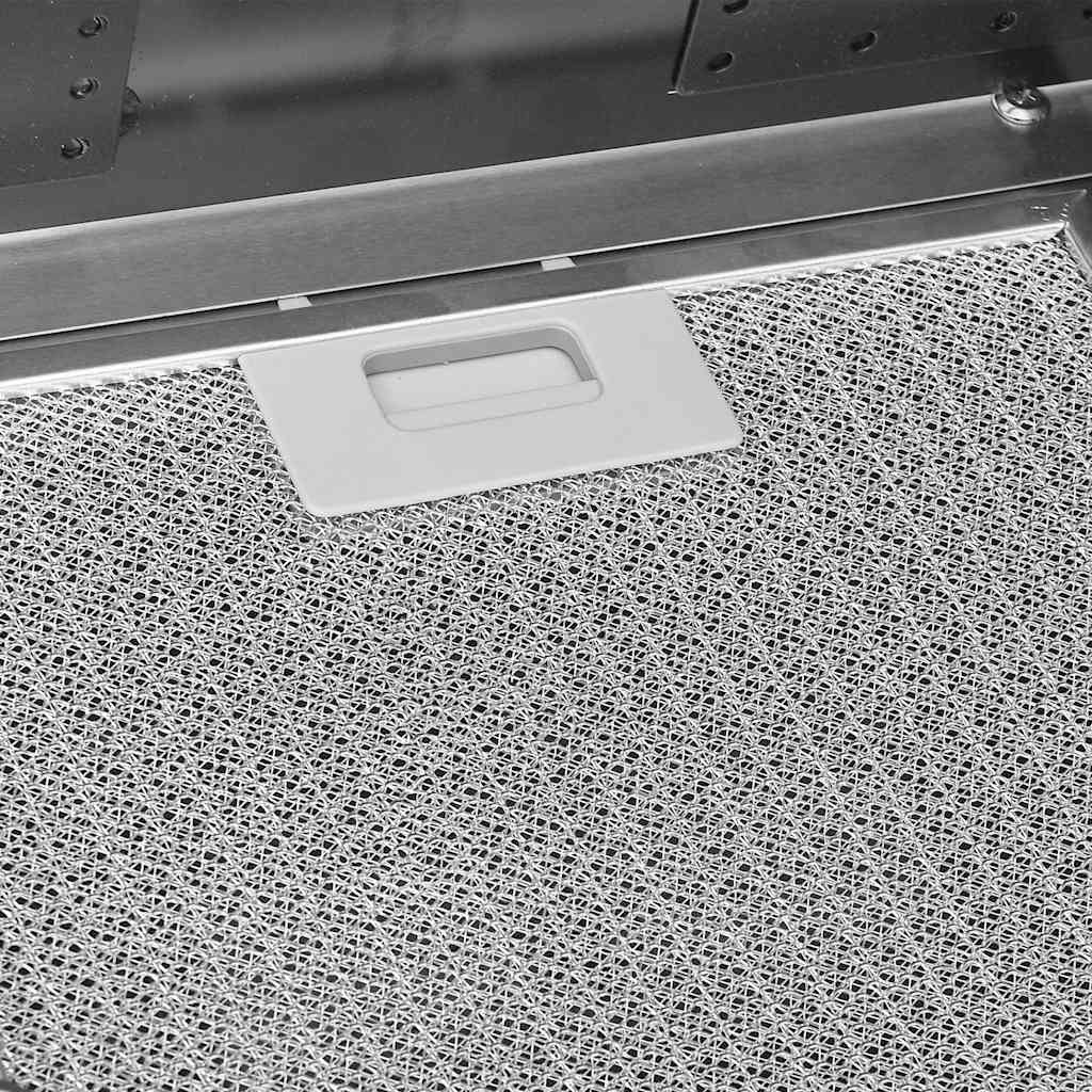 Wandafzuigkap 90 cm roestvrij staal gehard glas zilverkleurig – afbeelding 8