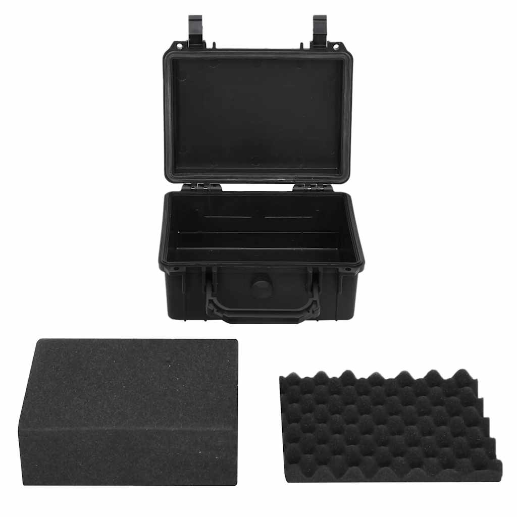 Flightcase draagbaar 24x19x11 cm PP zwart – afbeelding 2