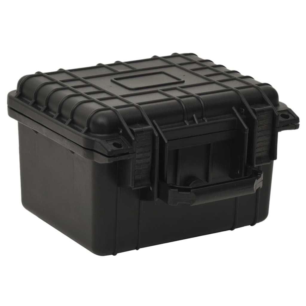 Flightcase draagbaar 27x25x18 cm PP zwart