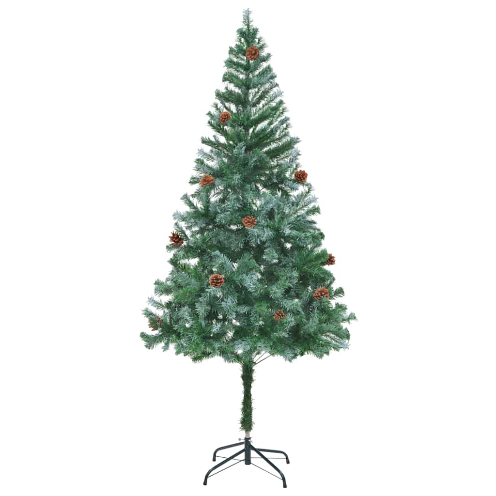 Kunstkerstboom met dennenappels 180 cm