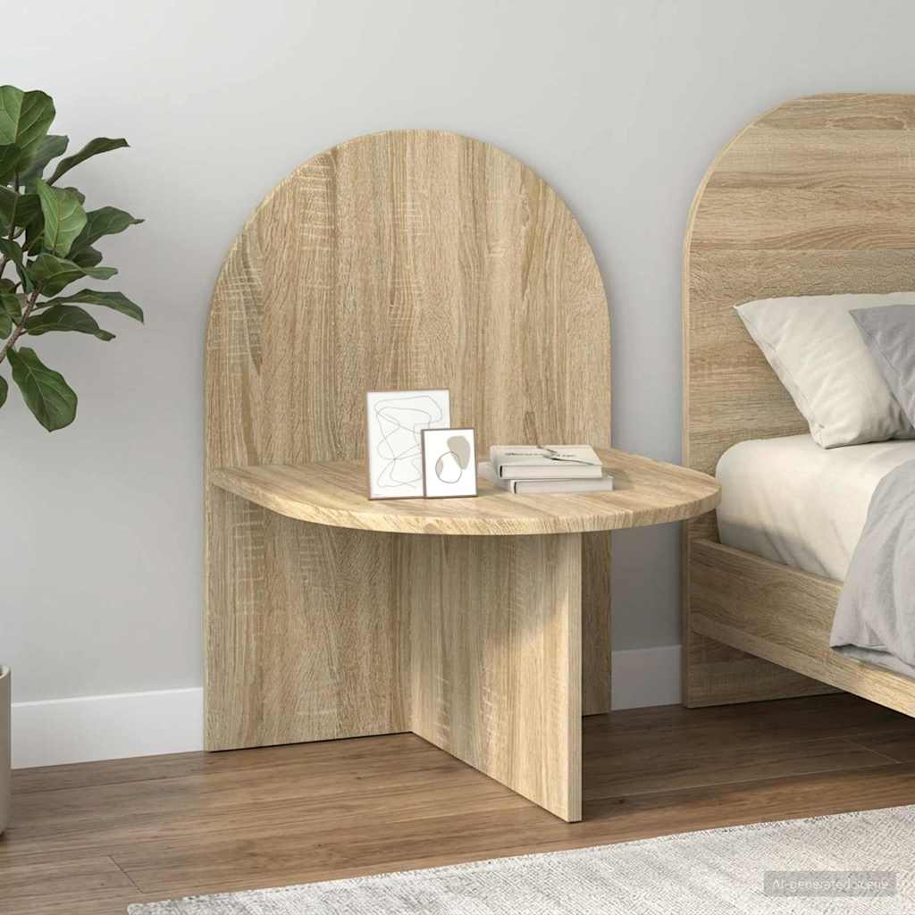 Nachtkastje 2 pcs Sonoma Eiken 48 x 49 x 65 cm
