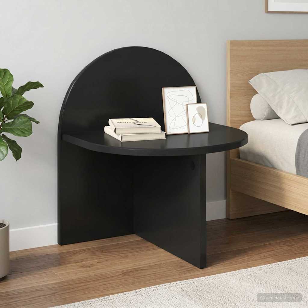 Nachtkastje 2 pcs Zwart eiken 40 x 35,5 x 45,5 cm
