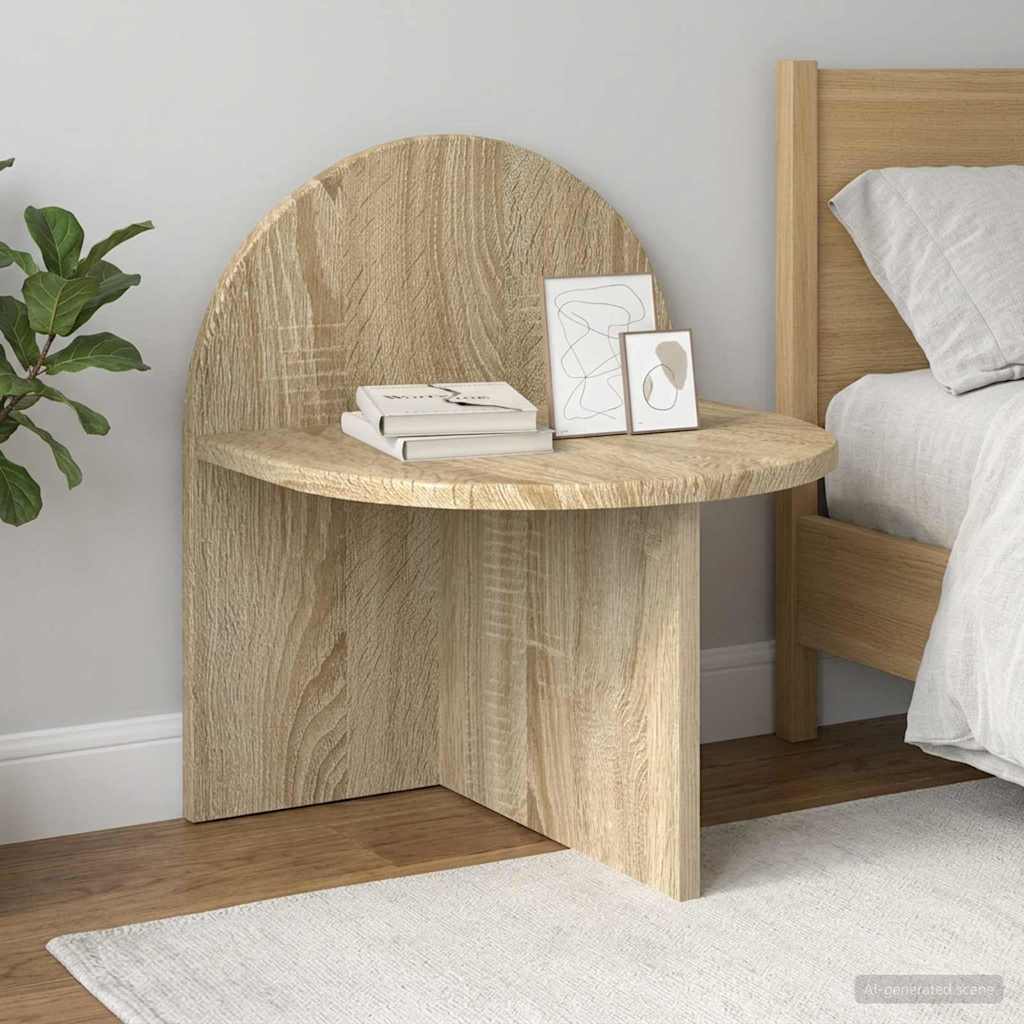 Nachtkastje Sonoma Eiken 40 x 35,5 x 45,5 cm Geconstrueerd hout