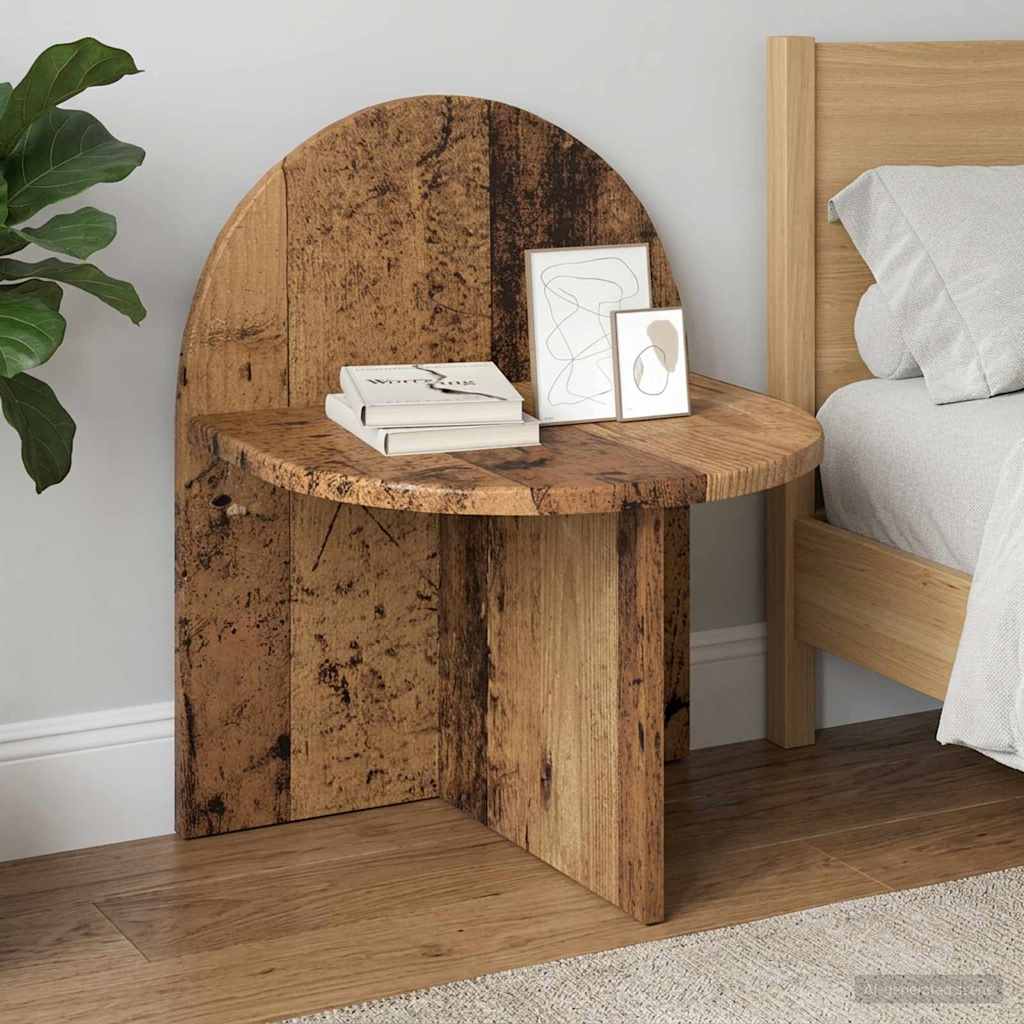 Nachtkastje 2 pcs Oud hout 40 x 35,5 x 45,5 cm