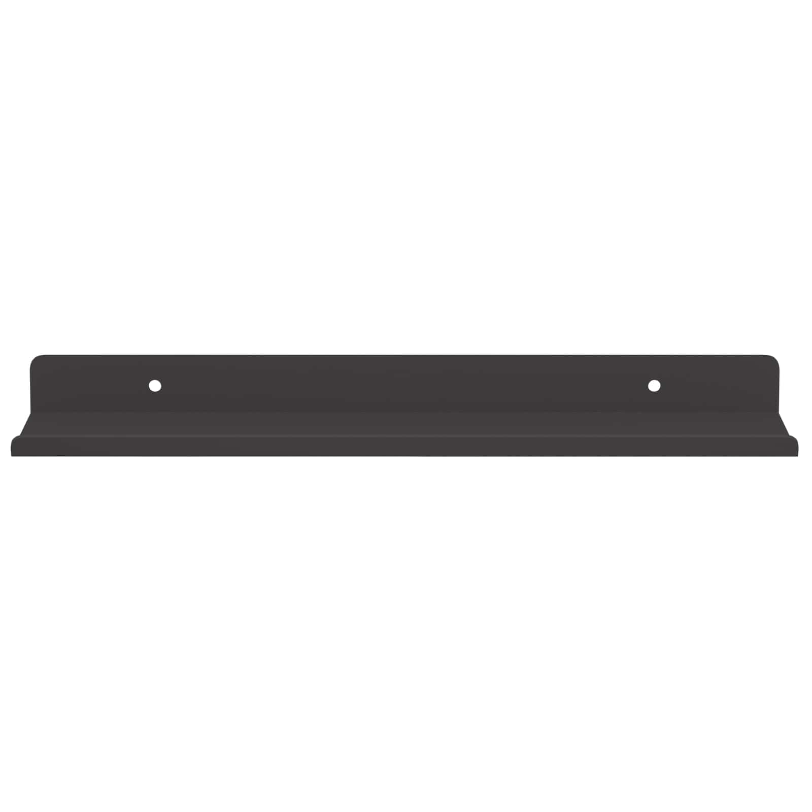 Drijvende plank 2 pcs Zwart 30 x 9 x 2,5 cm Staal – afbeelding 5