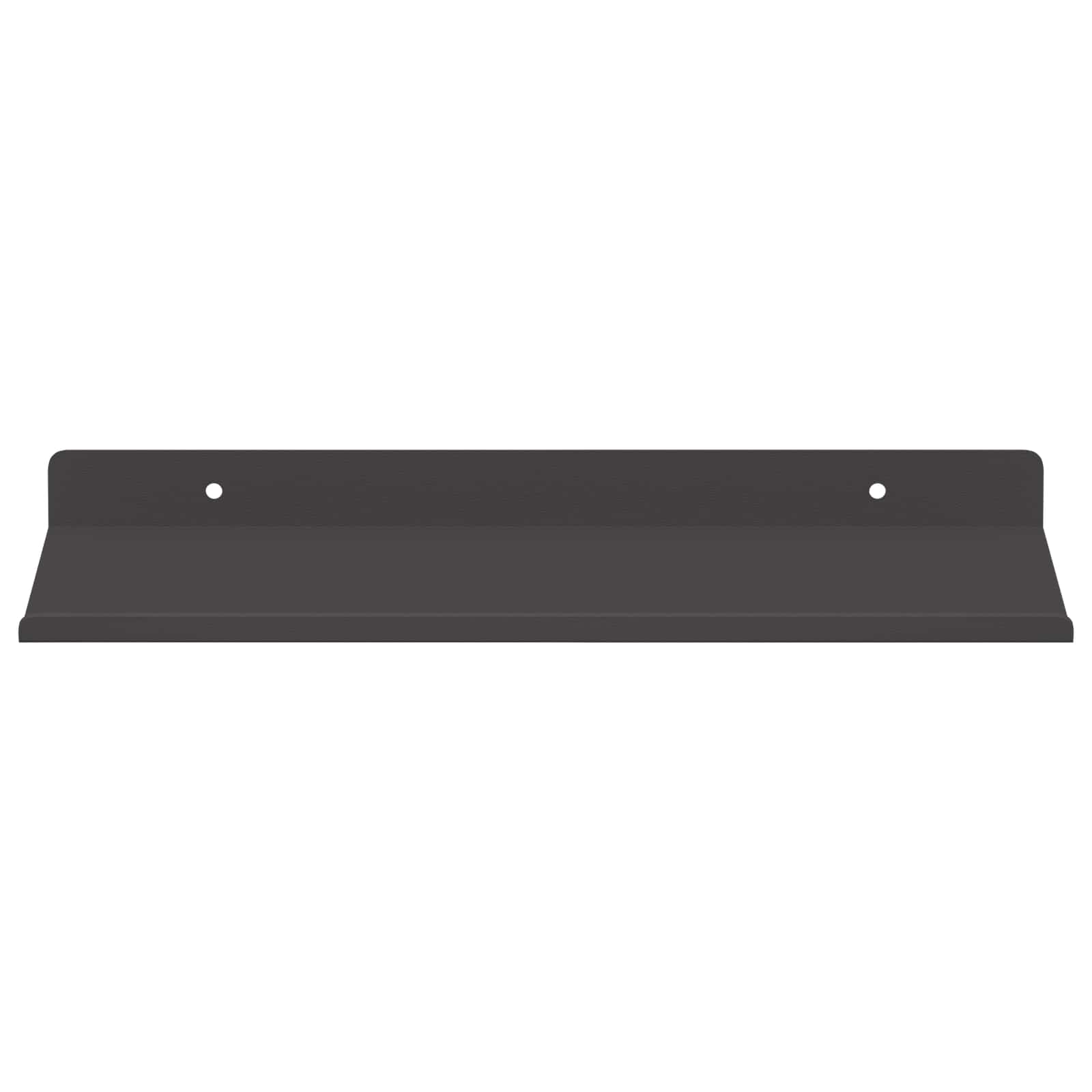 Drijvende plank 2 pcs Zwart 30 x 17,5 x 2,5 cm Staal – afbeelding 5