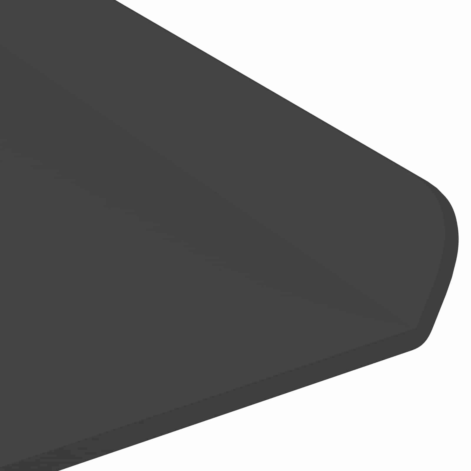 Drijvende plank 2 pcs Zwart 60 x 18 x 2,5 cm Staal – afbeelding 9