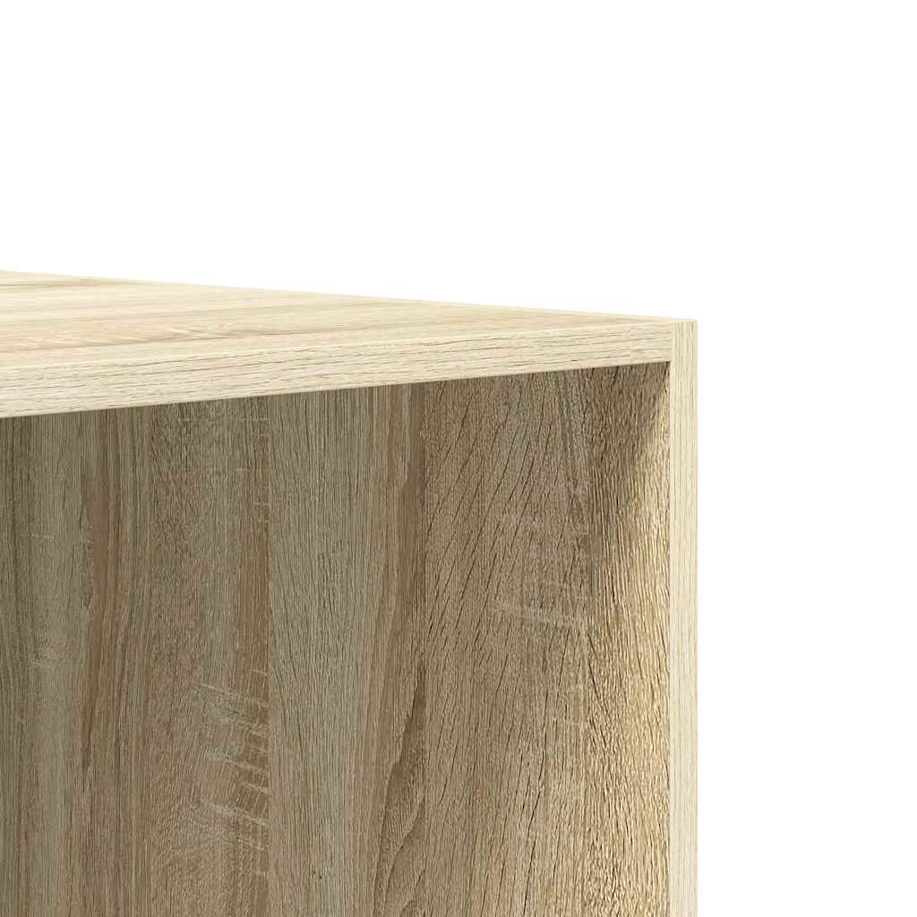 Kledingkast 100x50x200 cm bewerkt hout sonoma eikenkleurig – afbeelding 7