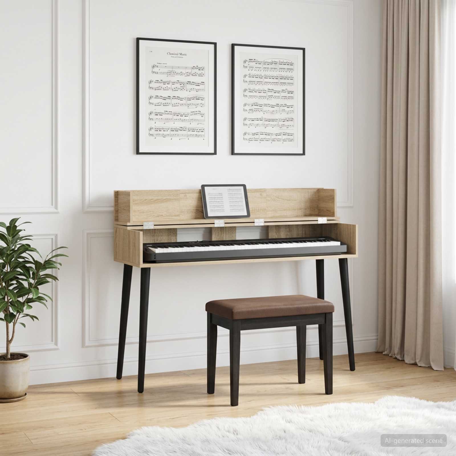 studiobureau Sonoma Eiken 110 x 40 x 19,5 cm Bewerkt hout